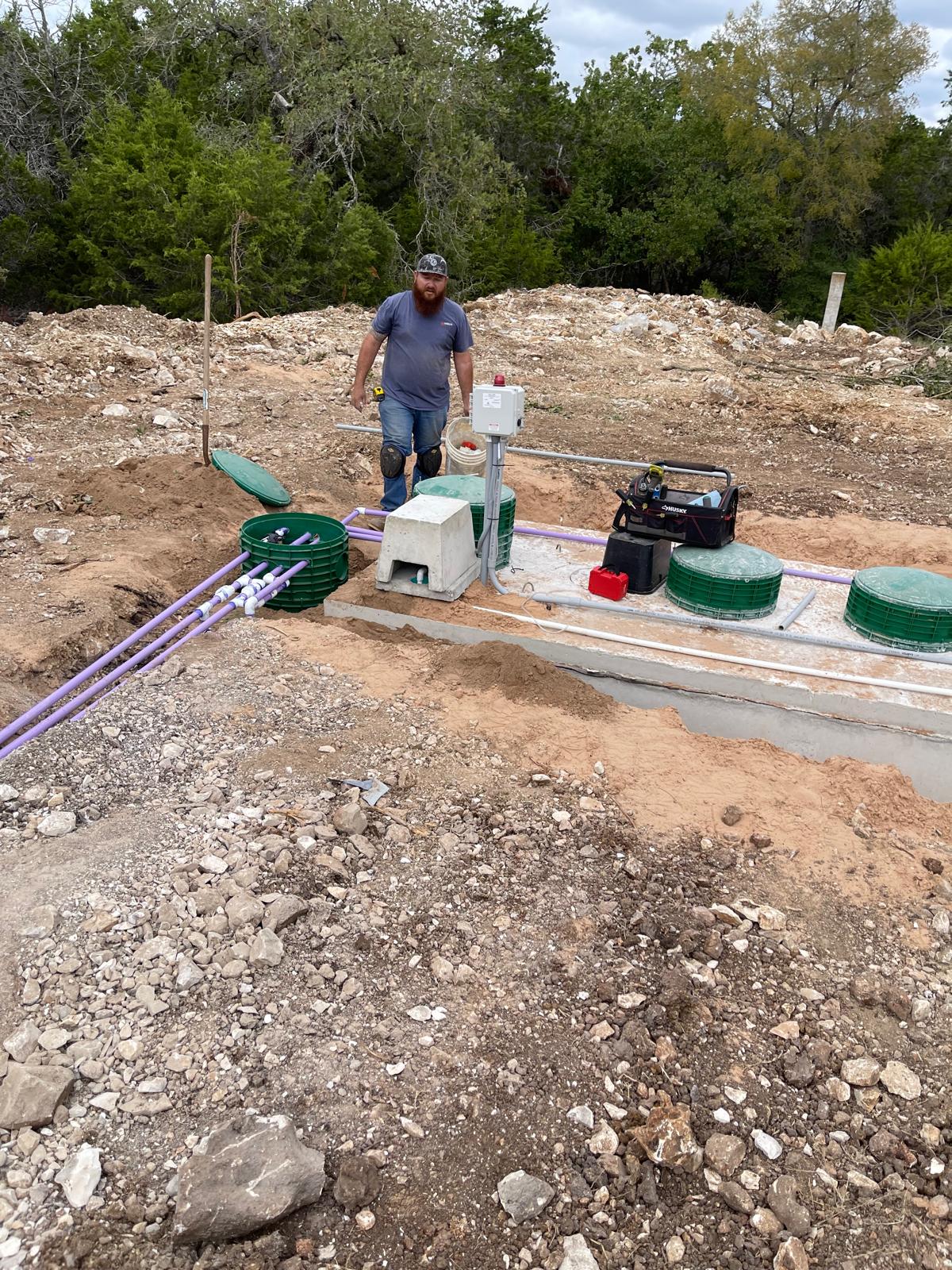 Commercial septic system