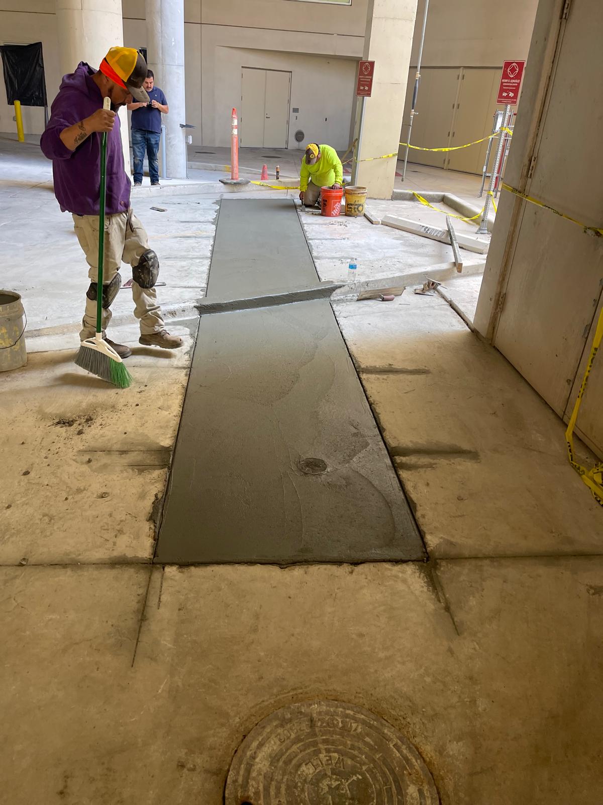 Concrete pouring