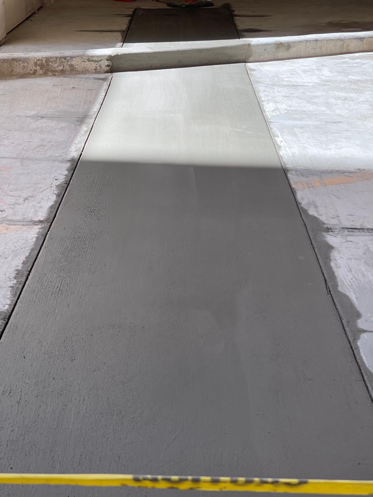 Finished concrete